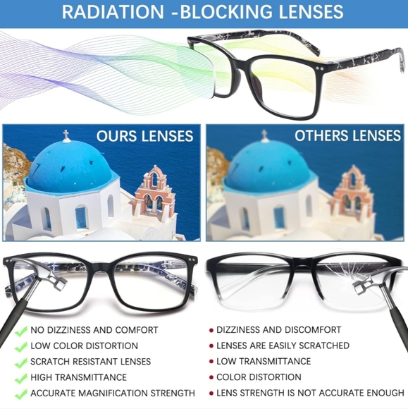 💚 New Brown Reading Glasses +1.75 - Picture 5 of 5